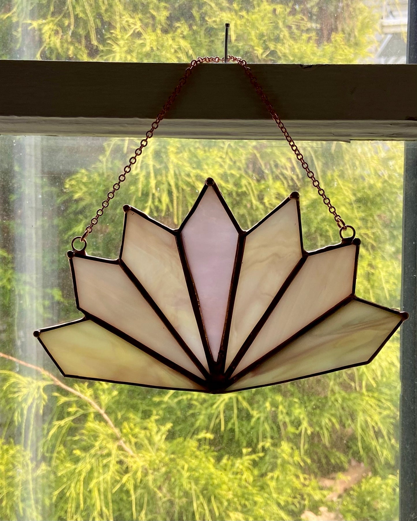 Blush Lotus Suncatcher #1