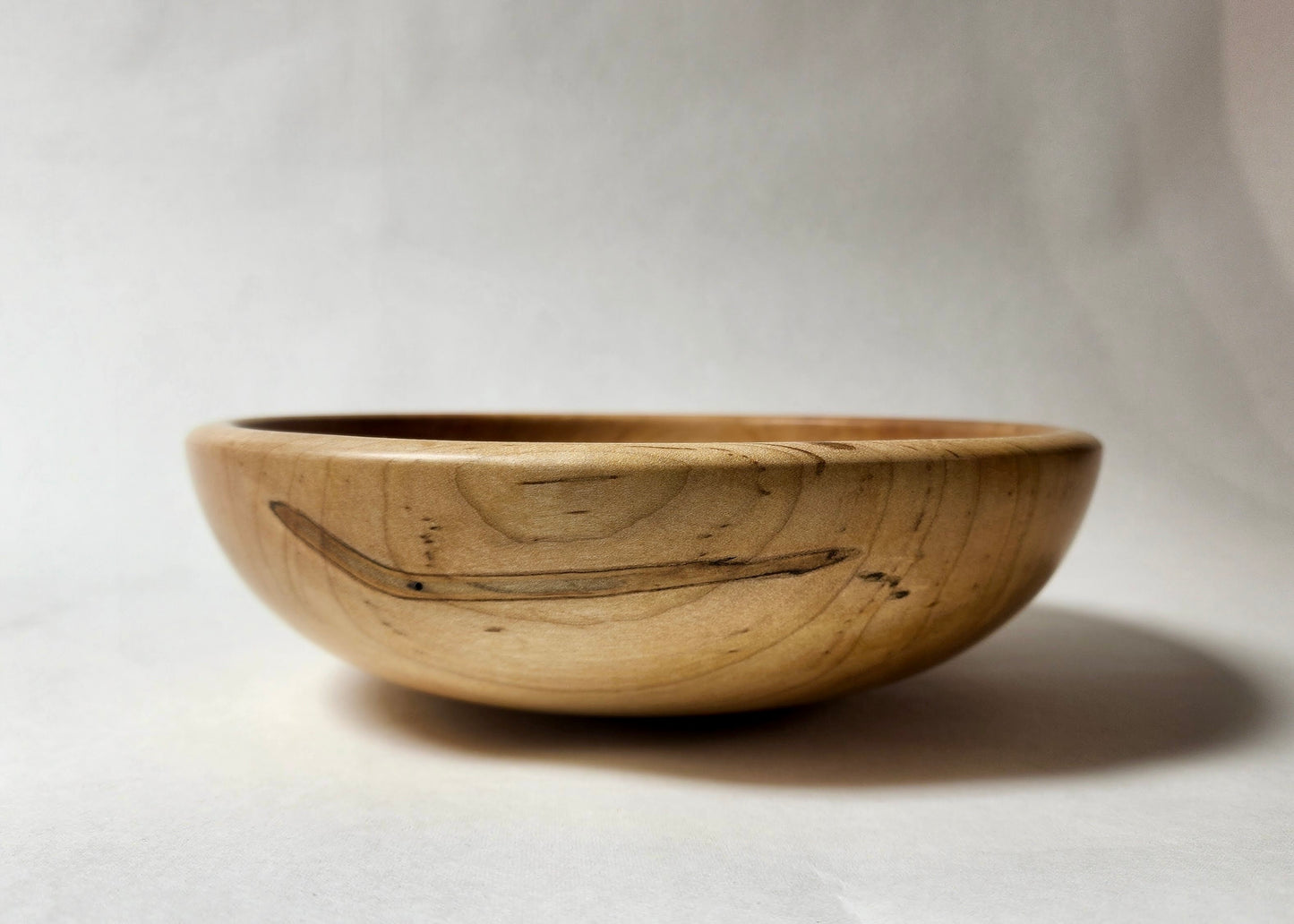 Silver maple wooden bowl