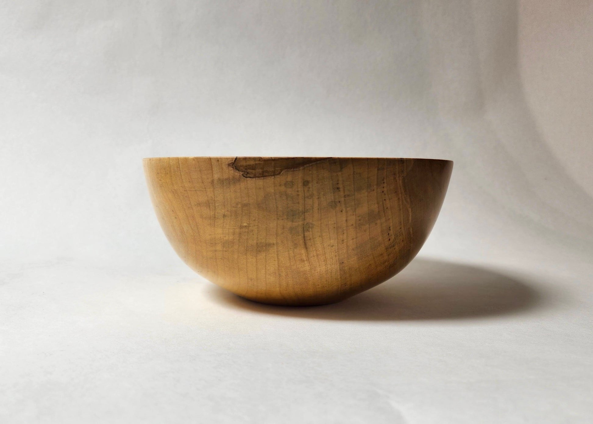 silver maple wooden bowl