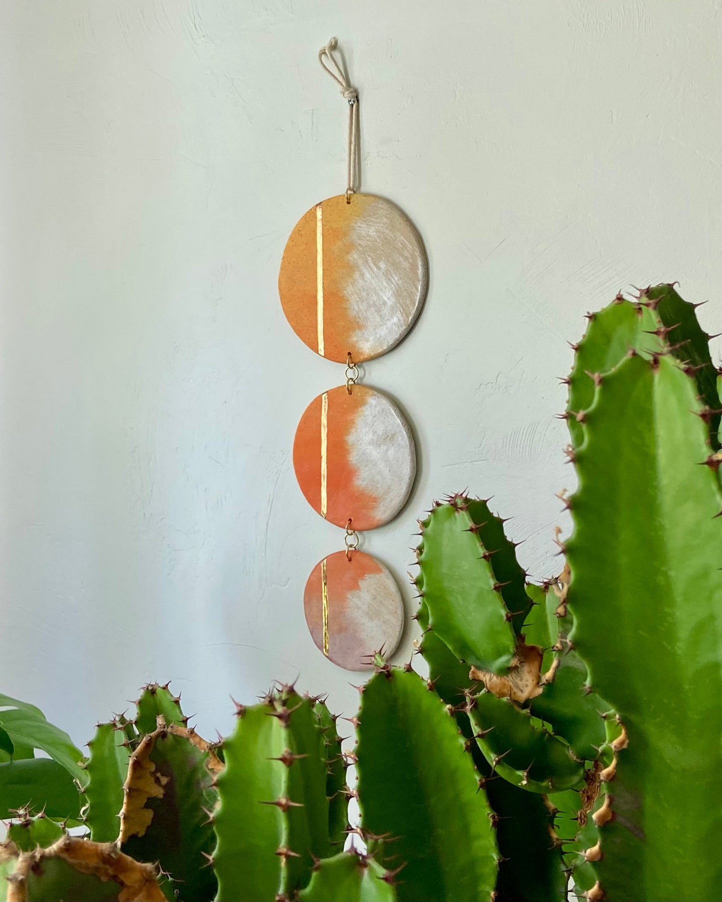 Ceramic Wall Hanging - Golden Hour #2