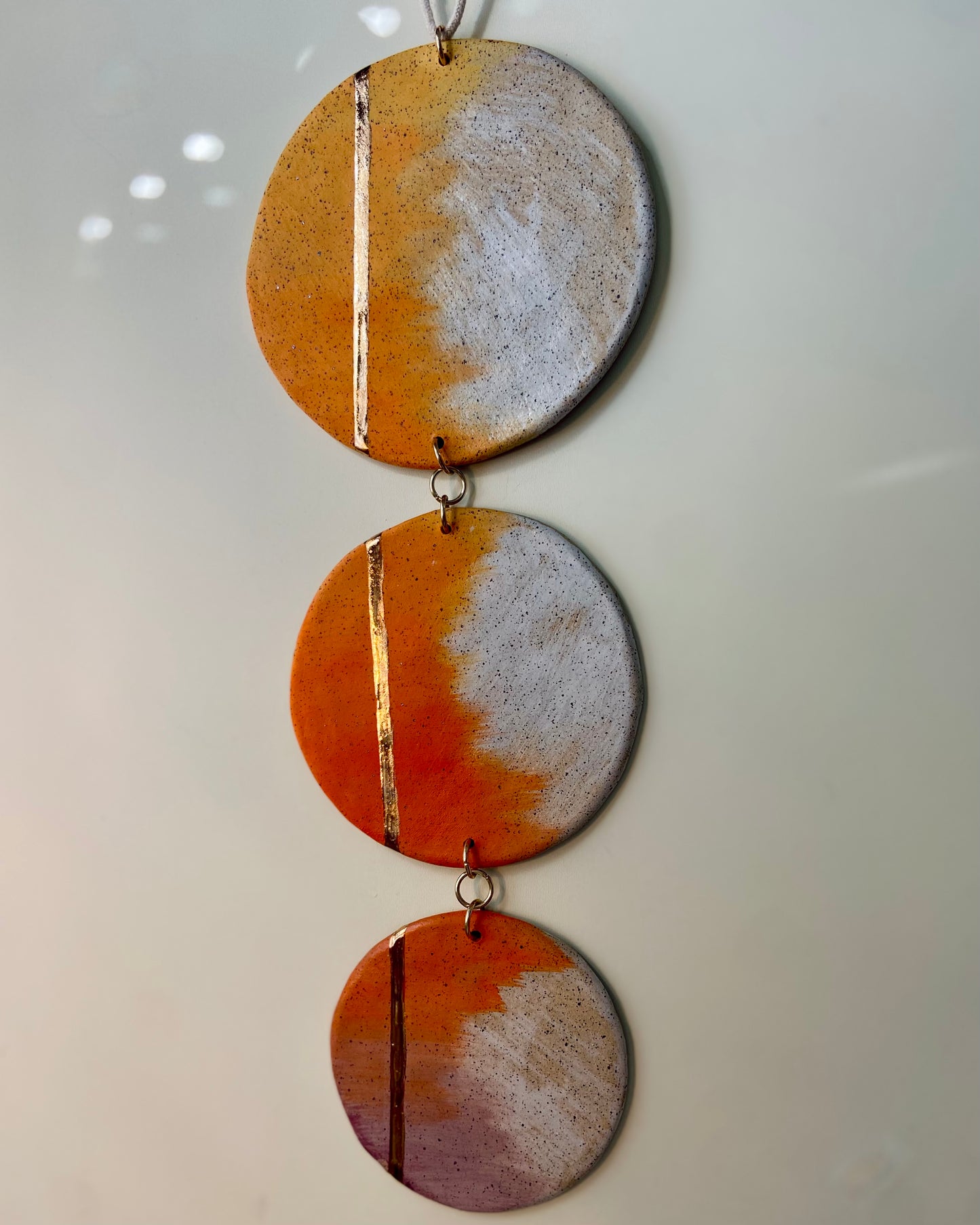 Ceramic Wall Hanging - Golden Hour #2