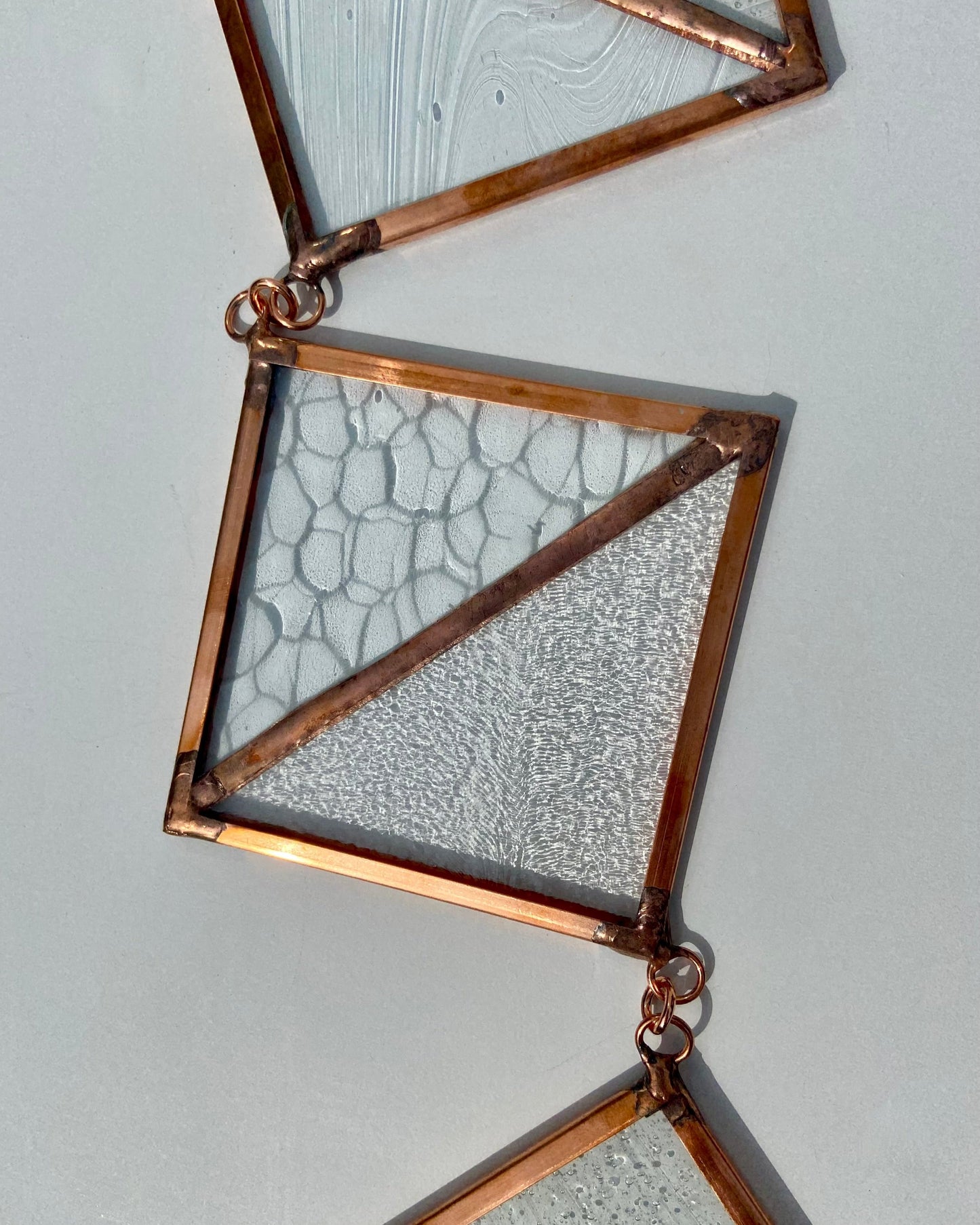 Clear Stained Glass Suncatcher