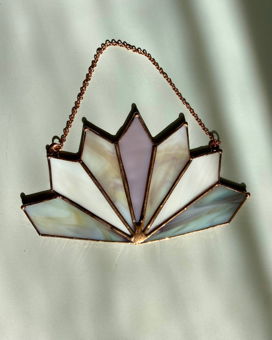 Blush Lotus Suncatcher #1