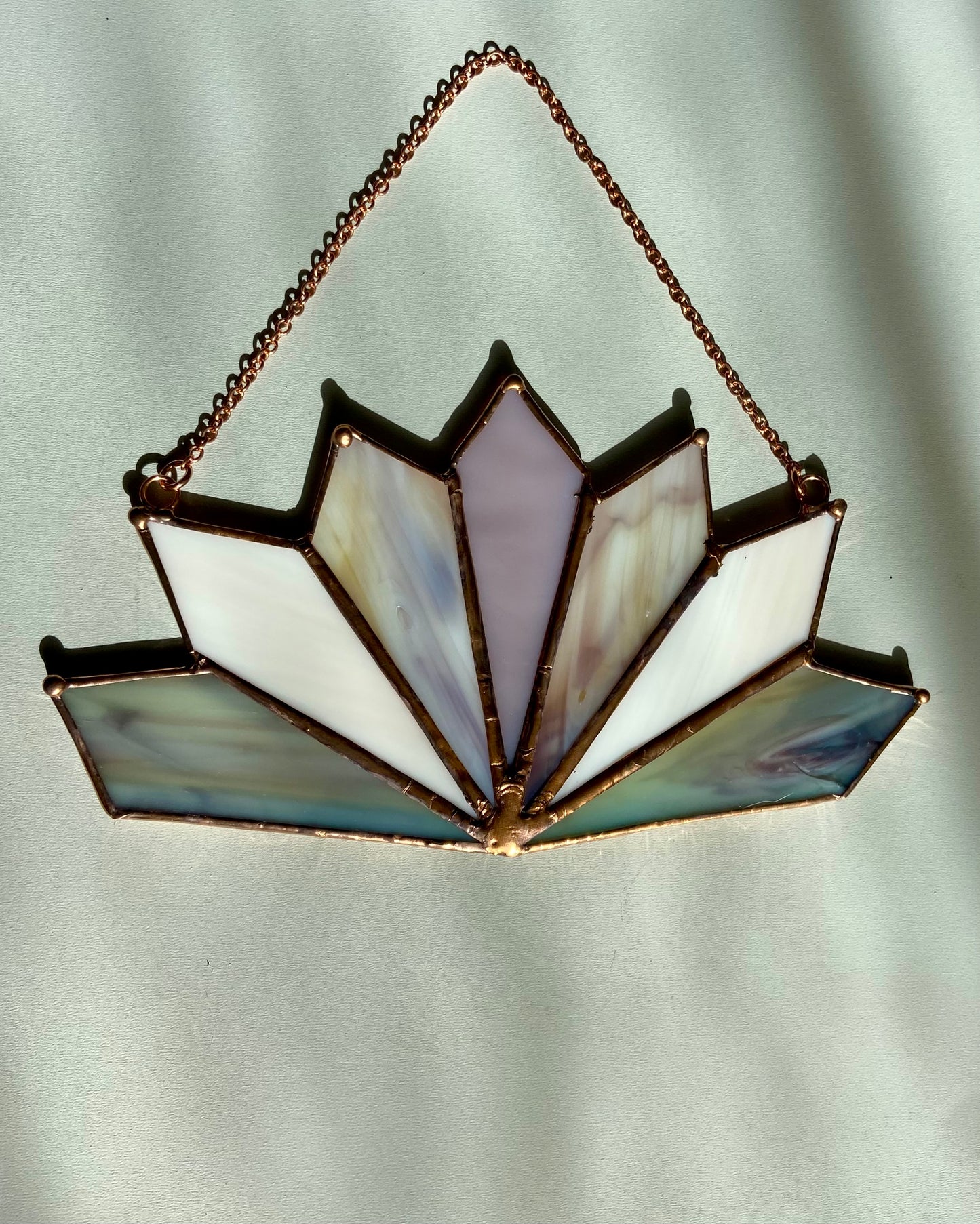 Blush Lotus Suncatcher #2