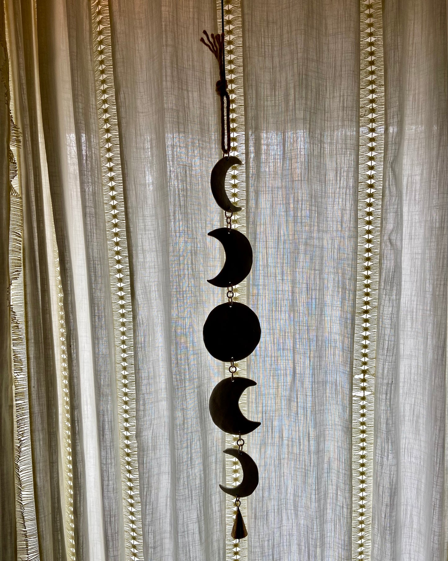 Moon Phases - Ceramic Wall Hanging