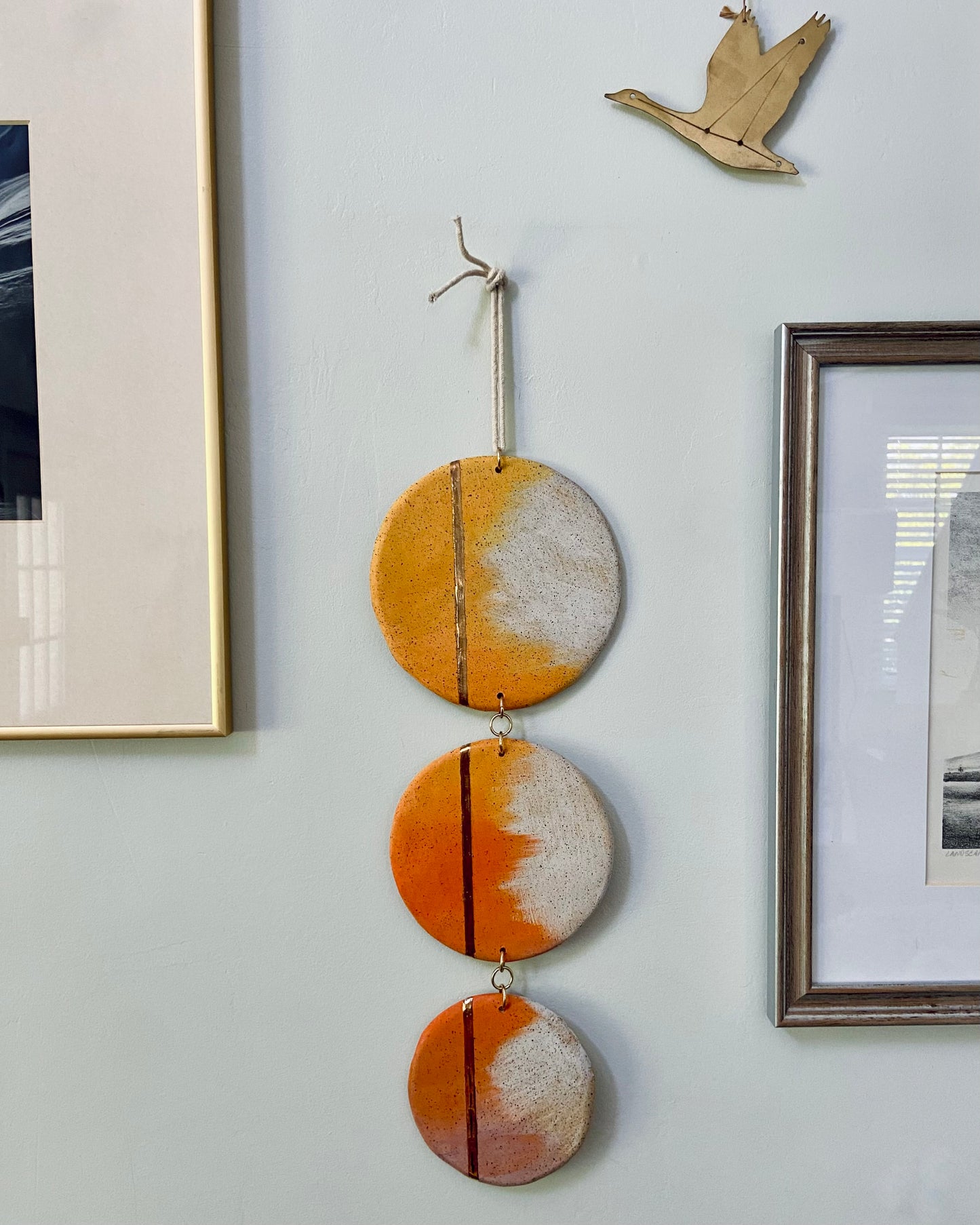 Ceramic Wall Hanging - Golden Hour #1